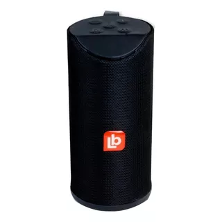 Bocina Inalámbrica Portátil Cilindrica Bluetooth Fm Tws Usb Color Negro