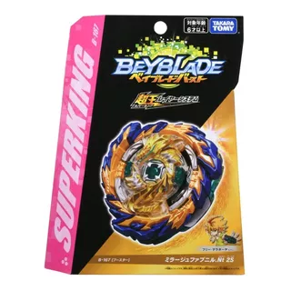 Beyblade Burst Sparking Mirage Fafnir B167 Takara Tomy Color Dorado Con Azul