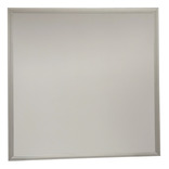 6 Pz Panel Led 60x60cm 48w Para Falso Plafon O Flotante Ml Color Marco Plateado Luz Fria 6500k