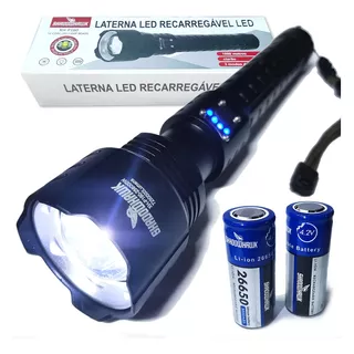 Lanterna Tatica Led Shadowhawk Original + Bateria Reserva