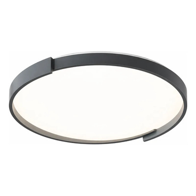 Plafon Led Ariel 26 Negro Aplique 24w Cct Dx Negro