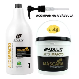 Kit Alto Impacto 2,5 L. Shampoo E 2,5l Mascara Reconstrutor