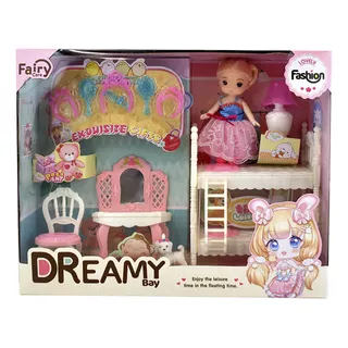 Muñeca Con Dormitorio Bay Dreamy Cksur0694