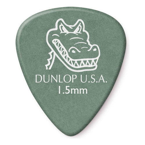 Jim Dunlop 417p1.5 Gator Standard Pack 12 Puas 1.5 Color Verde Oscuro Tamaño 1.5
