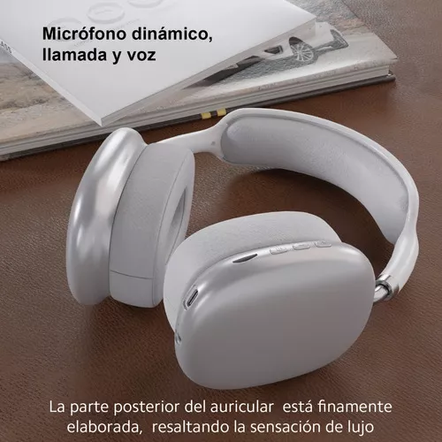 Audífonos Inalámbrico Diadema Con Microfono Bluetooth 5,0 Color