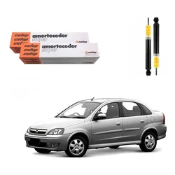  Par Amortecedor Traseiro Corsa Novo Sedan 1.0 2003 A 2012