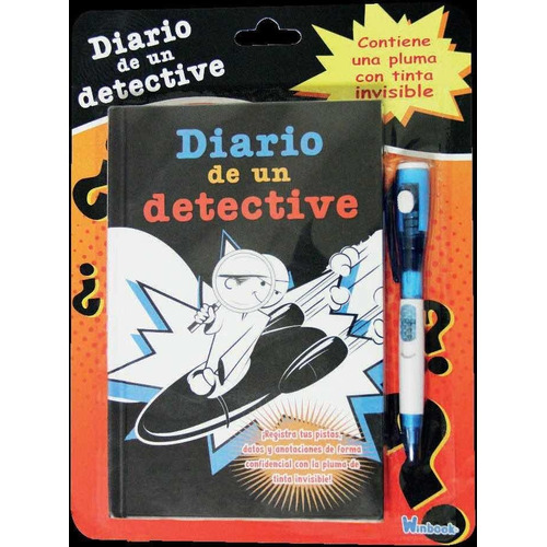 Diario De Un Detective - Libro Diario Con Pluma Mágica