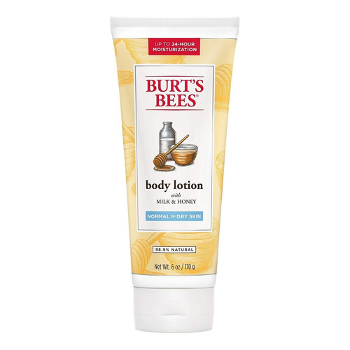  Loción nutritiva para cuerpo Burt's Bees Cuidado Corporal Loción nutritiva natural para el cuerpo a base de miel y leche en pomo de 170mL/170g leche y miel