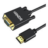 Cable Hdmi A Vga Adaptador Macho Conversor 3d 4k 1.8 Metros