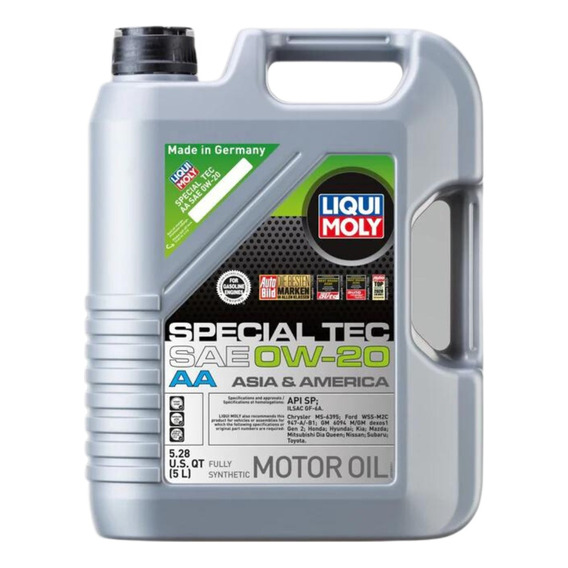 Lubricante Aceite 0w20 Liqui Moly Special Tec Aa 5lts