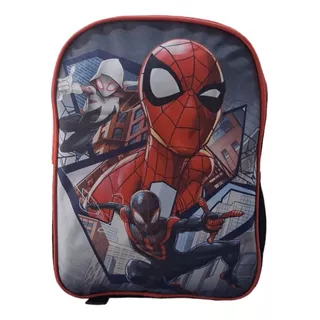 Mochila Preescolar Mickey Minnie Paw Patrol Spiderman 2024 Color Spider Man Diseño De La Tela Liso