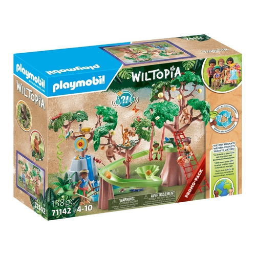 Juego Playmobil Wiltopia Parque Infantil Jungla Tropical 138 Piezas 3+
