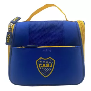 Neceser Boca Juniors Bolso Organizador Porta Cosméticos 