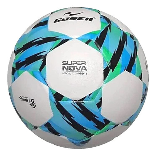 Balón Gaser Futbol Laminado Super Nova Mate Azul