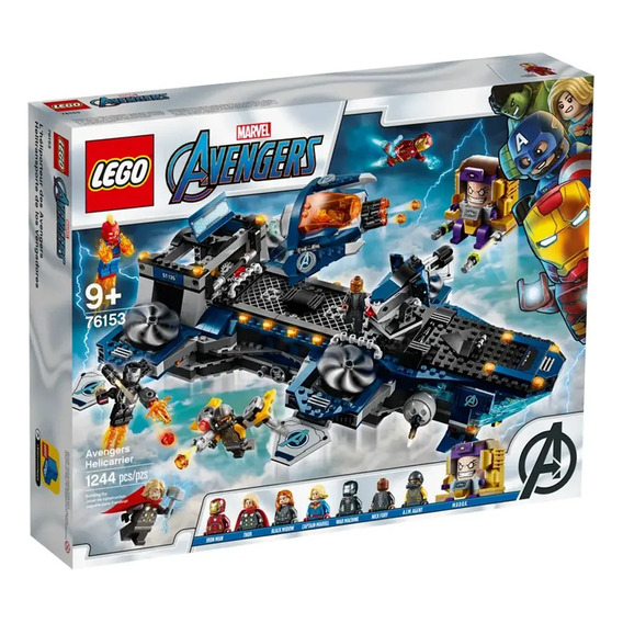 Helitransporte De Los Vengadores Lego 1244pcs 76153 Febo