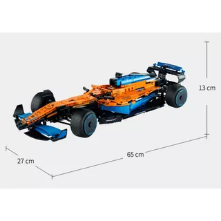 Montar Blocos Construção Carro Corrida F1 Mclaren 1432 Peças