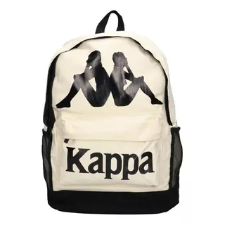 Mochila Kappa Authentic Flip Moda Asfl70 Color Beige/negro Diseño De La Tela N/a