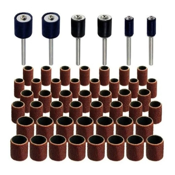 Set De Accesorios Lijas Para Dremel 51pcs