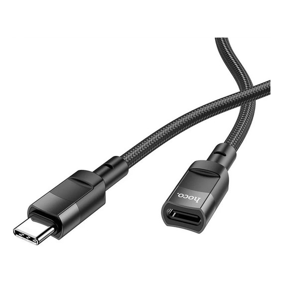 Cable Extensor Usb- C Macho A Tipo C Hembra 3a 1.2m Trenzado