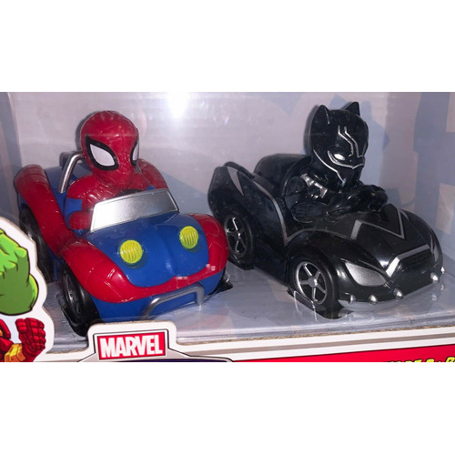 Marvel Super Hero Adventures Spider-man & Black Panther Color Azul