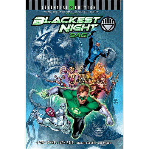Green Lantern Blackest Night Saga - Dc, De Geoff Johns. Editorial Dc, Tapa Dura En Español, 2019