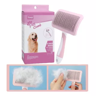 Peine Para Mascotas Gato Y Perro Eliminar  Cabello Flotante