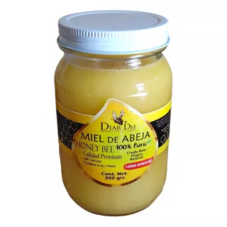 Miel De Abeja Mantequilla Natural Cruda Pura  Diar Dee 300 G