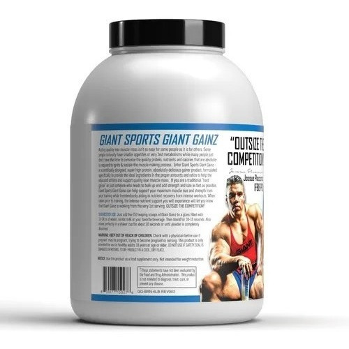 Giant Sport Nutrition Giant Gainz 6lbs 2.72kg Sabor Vainilla