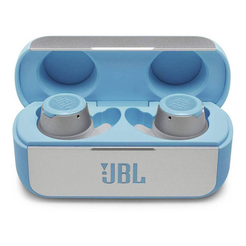 Audífonos in-ear gamer inalámbricos JBL Reflect Flow teal con luz LED