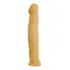 Pene realista de 31 cm con base y glande grande, color beige AB1361