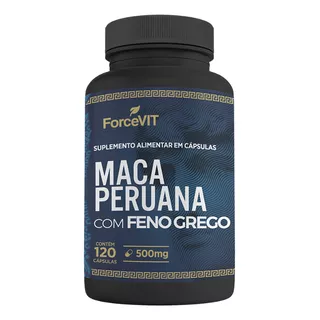 Maca Peruana Com Feno Grego - 120 Caps - Forcevit