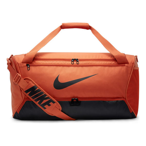 Maleta Entrenamiento Mediana 60l Nike Brasilia 9.5 Naranja Color Amanecer Quemado/negro/negro