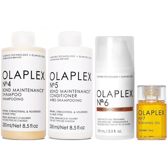 Olaplex N°4+ N° 5+ N°6+ N°7 Shampoo + Cond + Crema + Aceite