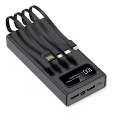 Power Bank Mti 20000mah 22.5w Led | Carga Rápida Portatil Negro