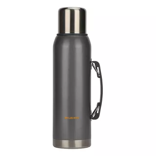 Termo Kushiro 1200ml Manija Y Pico Cebador 24hs Doble Capa Color Gris