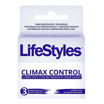 Preservativos Lifestyles Climax Control 3 Condones