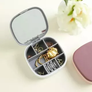 Mini Joyero Portátil Mini Caja De Almacenamiento De Joyas