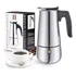 Cafetera De Cocina Moderna Italiana De 6 Tazas, Inoxidable Diseño Elegante Y De Alta Calidad Everest