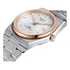Reloj pulsera Tissot PRX powermatic 80 con correa de acero inoxidable color plata - bisel oro rosa