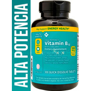 Vitamina B12  Sublingual  5000mcg Metilcobalamina 300 Tabs