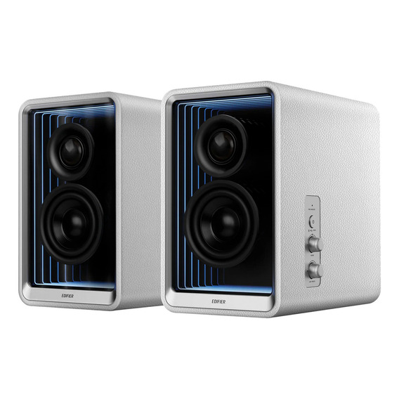 Parlantes Monitores Activos Edifier Qr65 White Color Blanco