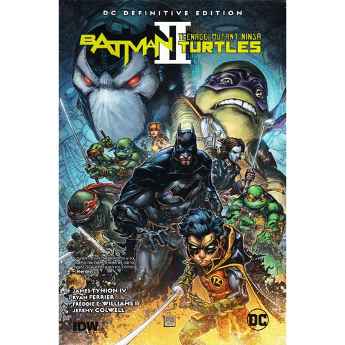 Batman Ii: Teenage Mutant Ninja, De James Tynion. Serie Dc Definitive, Vol. 2. Editorial Televisa, Tapa Blanda, Edición 1 En Español, 2020