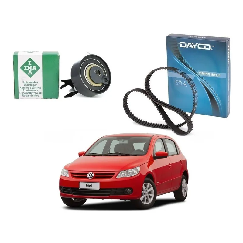 Kit Correia Dentada Tensor Gol G5 1.0 1.6 8v 2009 A 2013