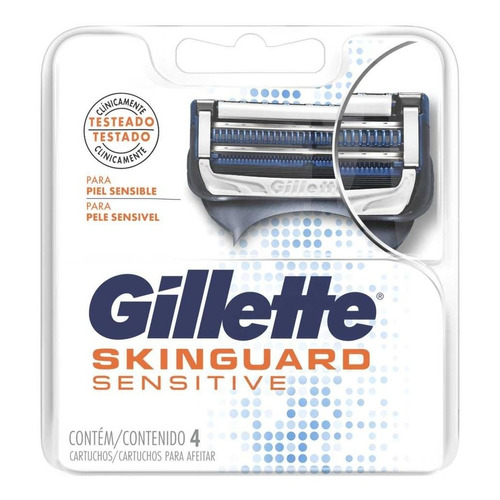 Repuestos para afeitar Gillette Skinguard Sensitive 4 u