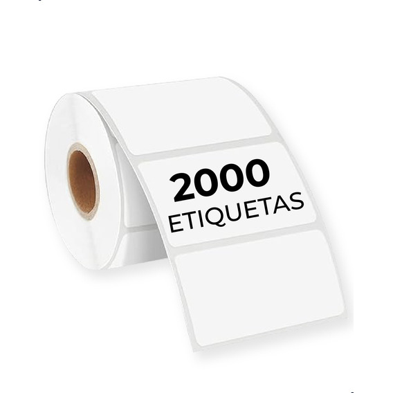 Rollo Etiquetas Adhesivas 50x25mm Impresoras Térmica Directa