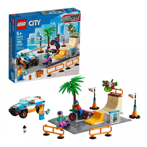 Kit De Construcción Lego City Pista De Skate 60290 +5 Años