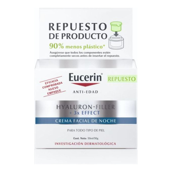 Crema De Noche Eucerin Refill Hyaluron-filler 50ml