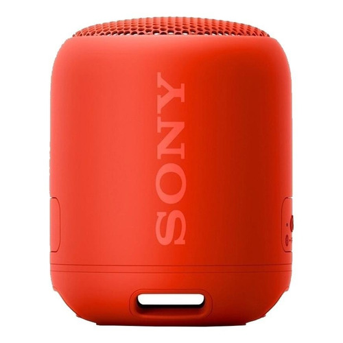 Parlante Sony Extra Bass XB12 SRS-XB12 portátil con bluetooth waterproof rojo 