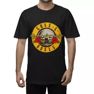 Remera Rock Guns N Roses Algodón Serigrafía Digital