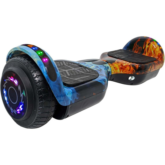 Hoverboard Patineta Electrica Bluetooth Luces Led Hoverstar Color Multicolor